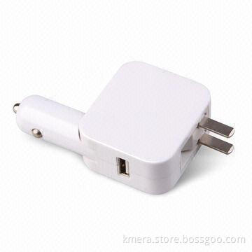 Car and Home Portable Universal USB Travel Charger Adapter with Output 5V/1A